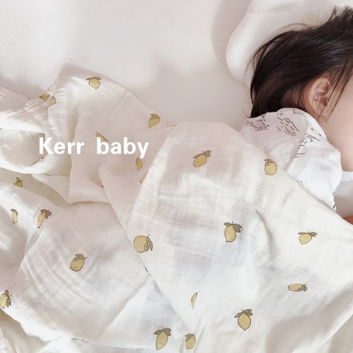 kerr有机棉muslin北欧风婴儿盖毯