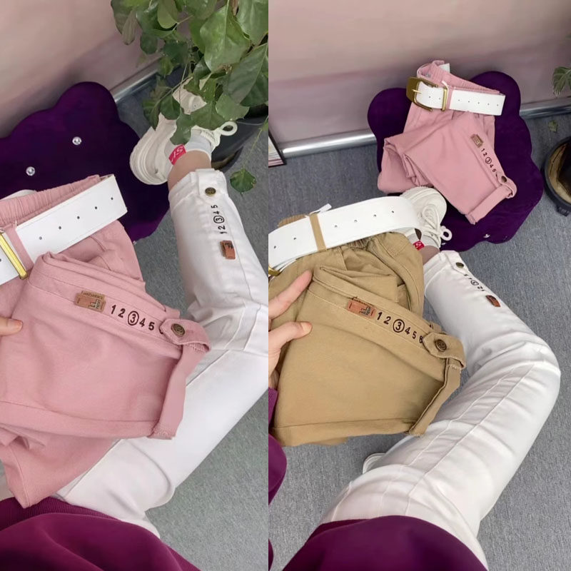 高腰宽松显瘦春秋萝卜九分老爹裤