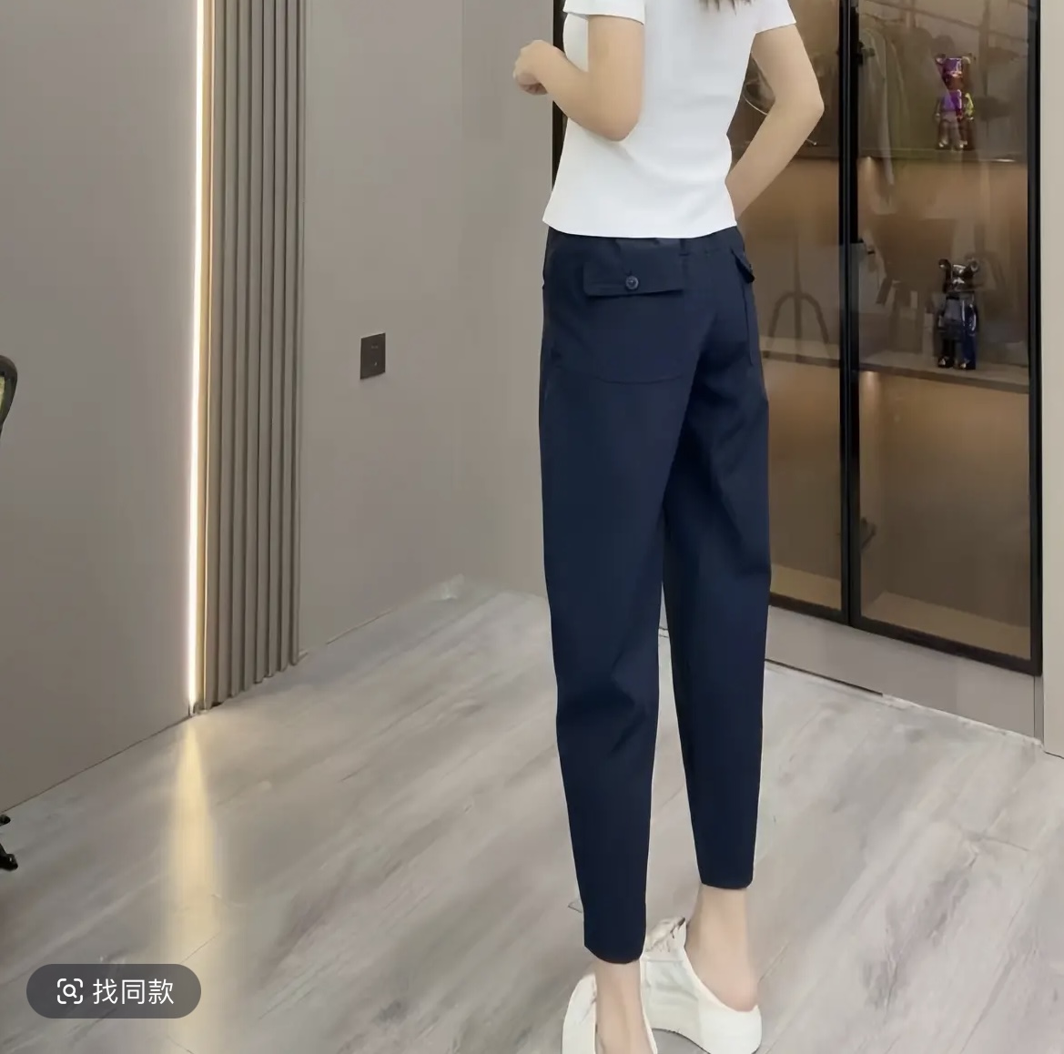 2025夏季款抗皱小个子九分休闲裤
