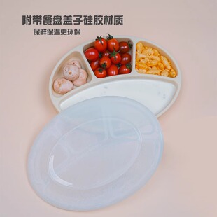 韩国modui宝宝辅食盒硅胶分格餐盘盖子专用保鲜透明漏盖托盘盖子