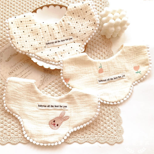 围嘴纱布围嘴吸水柔软防水不脏衣