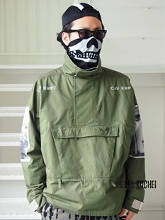 自主自产x CAVEMPT C.E 中古绝迹icon迷幻机能冲锋衣男女夹克外套