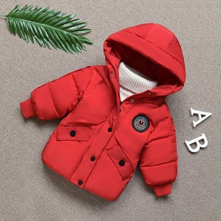 小男孩子加厚韩版棉衣1-2-4岁半3男童宝宝冬季保暖棉袄羽绒棉服潮