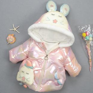 女童棉服冬装2025新款洋气婴幼儿童外套冬天宝宝衣服冬季加厚棉袄