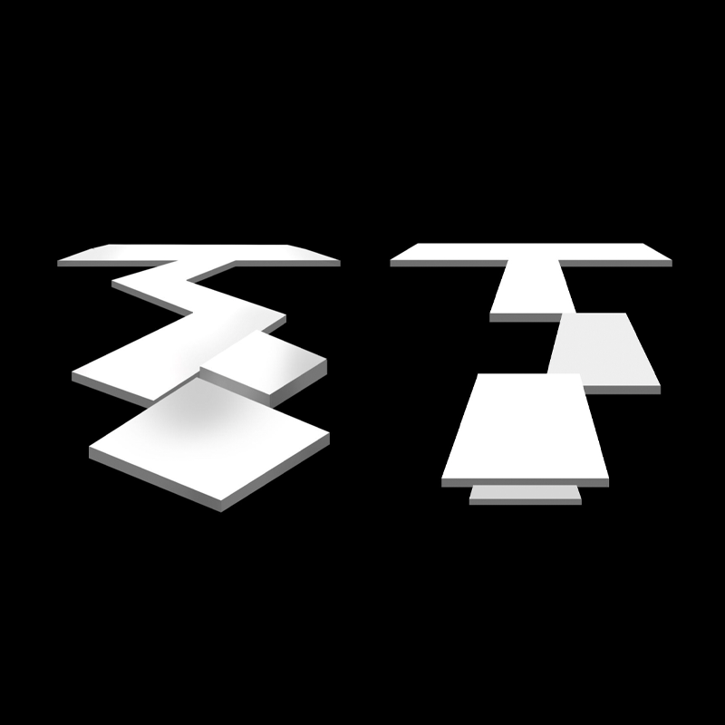 826婚礼T台舞台S形异形通道婚礼交接区效果图设计素材PSD道具