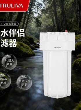 沁园净水器前置大白瓶P-Q1010家用大流量去除余氯过滤