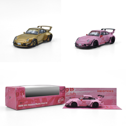 MM 164合金跑车模型RWB993 GT宽体改装适用于保时捷930