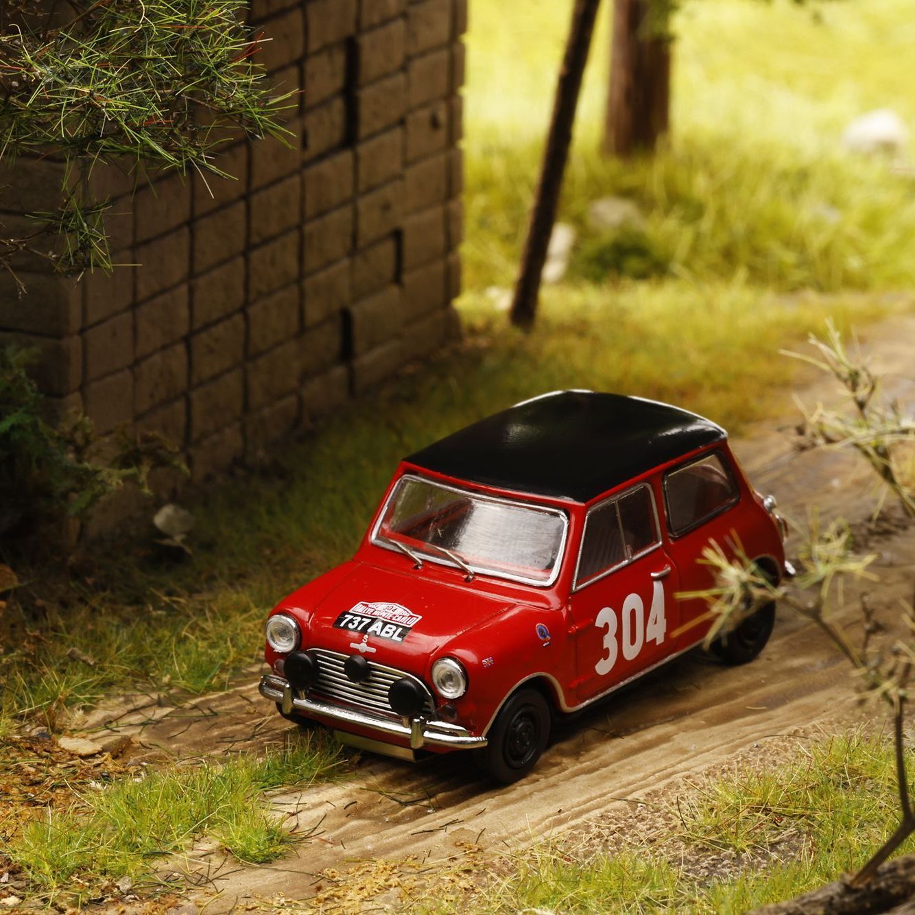 GCD 164车模型莫里斯Mini迷你库珀Cooper S蒙地卡罗拉力赛图片