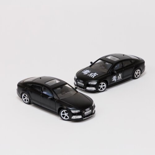 Car Collection 164跑车模型黑色RS7 Sportback适用于奥迪