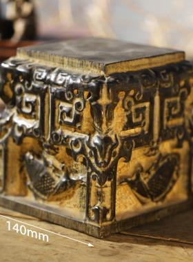 晋青堂手工青石石雕整石浮雕摆件