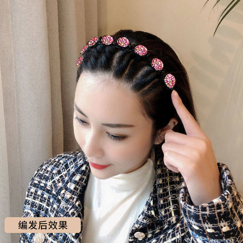 刘海固定碎发神器女精致水钻B-06