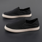 宝达一脚蹬男鞋 春季 舒适正品 2025新款 懒人冰丝布男低帮透气帆布鞋