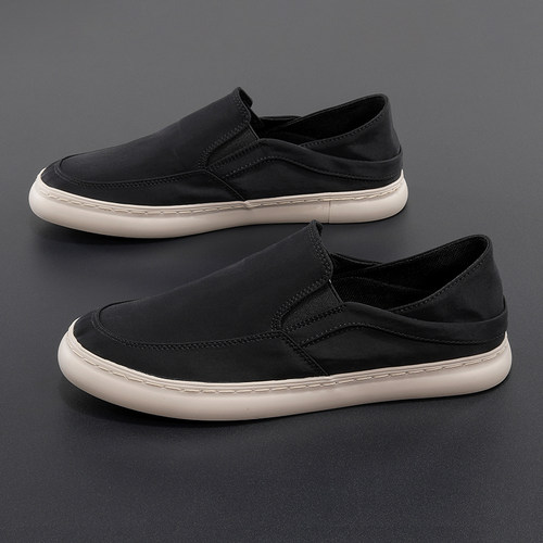 2025新款低帮帆布鞋厚底透气