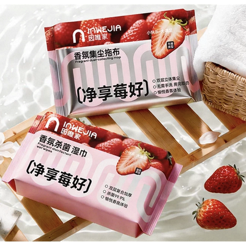 inWE·JIA拖地湿巾地板清洁一次性拖布除尘拖把纸加厚擦地湿纸巾