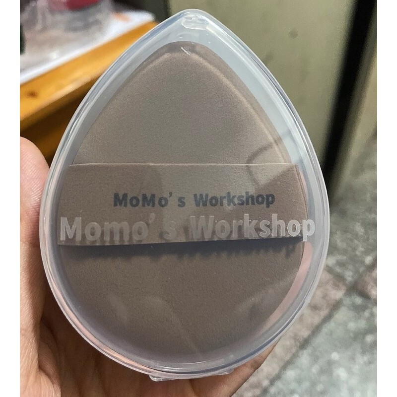 毛吉吉/Momo's Workshop粉扑气垫粉底液专用美妆蛋超软棕色/黑色