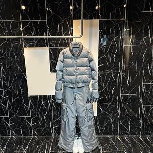 加厚保暖鹅绒羽绒服外套羽绒裤 冬季 两件套 女装 2025设计感新款