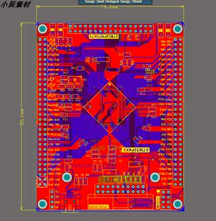 STM32F407ZET6最小系统板pcb+原理图