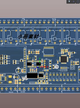 STM32F030C8T6主控IO智能扩展模块设计方案(PCB+原理图+BOOM)