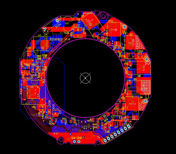 FU6812无感FOC电机三相控制高速吹风机方案PCB源代码功率速度闭环
