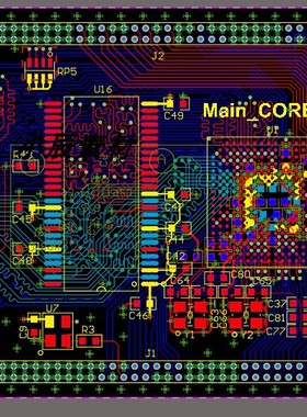 4层板设计  HY57V561620CLT核心板（菊花链拓扑） SCH+PCB