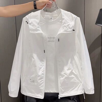 时尚百搭宽松透气情侣款防晒外套