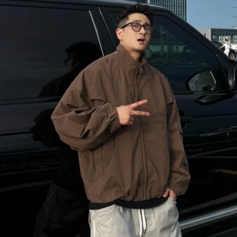 秋季潮牌美式工装飞行员夹克外套