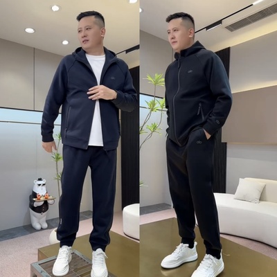 秋冬季男士潮牌轻奢运动休闲套装