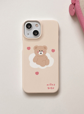 malling booth iPhone 13/13pro/13pro max手机壳保护套 云朵小熊