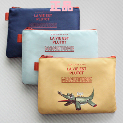 Marianne kate中号透气分隔网袋鳄鱼系列收纳包retro pouch-M 3选