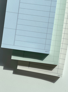 日韩自律PLOT备忘便签本记录册单词本计划本section to do