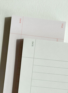 PLOT备忘便签本记录册自律单词随笔本TO DO LIST 2选