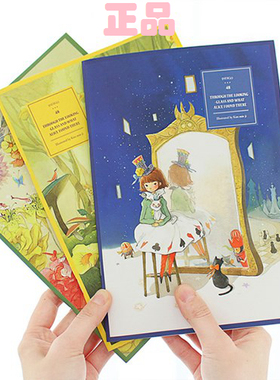 indigo童话手绘线条本套装 3本入 classic ruled noteboo