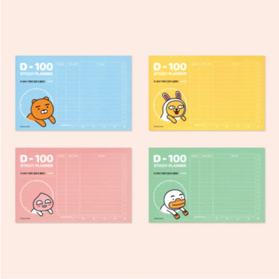 Kakao Friends D-Day倒计时胶装计划本100天