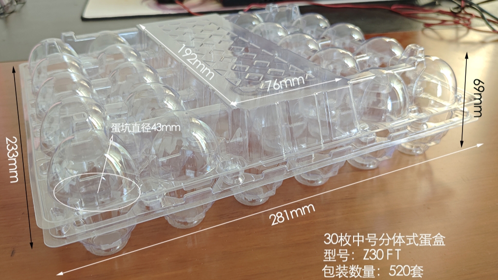 鸡蛋盒便携塑料蛋盒新款厂家批发