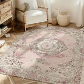 法式 轻奢高级感大面积卧室床边 复古地毯波斯风客厅沙发茶几毯美式