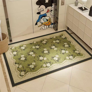 一梯一户电梯门口布置丝圈地垫耐脏蹭土室外过道走廊入户门外地毯