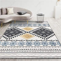 The Nordic-style Moroccan homestay features large floor MATS in the living room, full carpeting in the bedroom, and a doormat beside a young girl's bed thumbnail 7