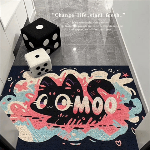 进门卡通玄关耐磨家用地毯门垫