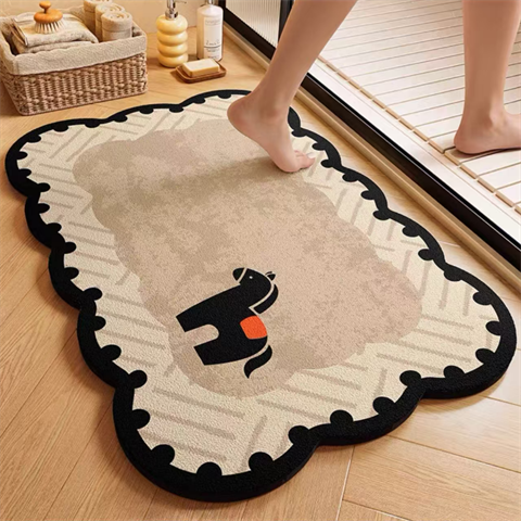 浴室地垫硅藻泥吸水防滑垫洗手台卫生间门口脚垫厕所速干防摔地毯,居家布艺,入户地垫,淘宝优惠券,粉丝福利购,淘宝优惠卷