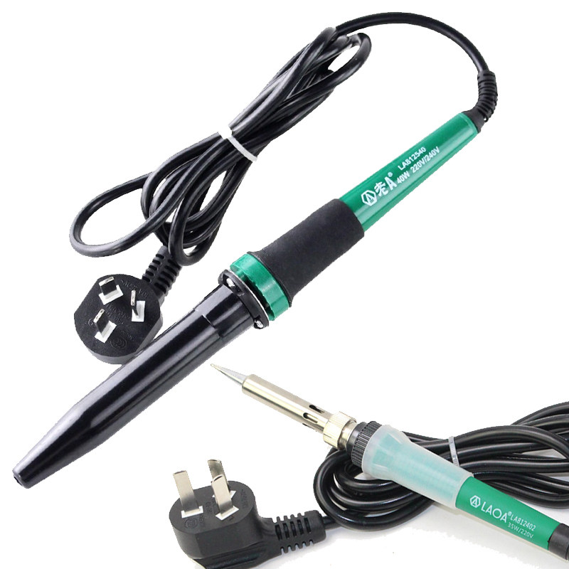 老A 带防护套电烙铁 陶瓷发热芯内热式烙铁30W 60W电子焊接烙铁组,五金/工具,电烙铁,淘宝优惠券,粉丝福利购,淘宝优惠卷