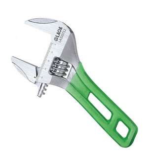 老A 短柄大开口卫浴扳手多功能轻型管子扳手家用水暖活动扳手