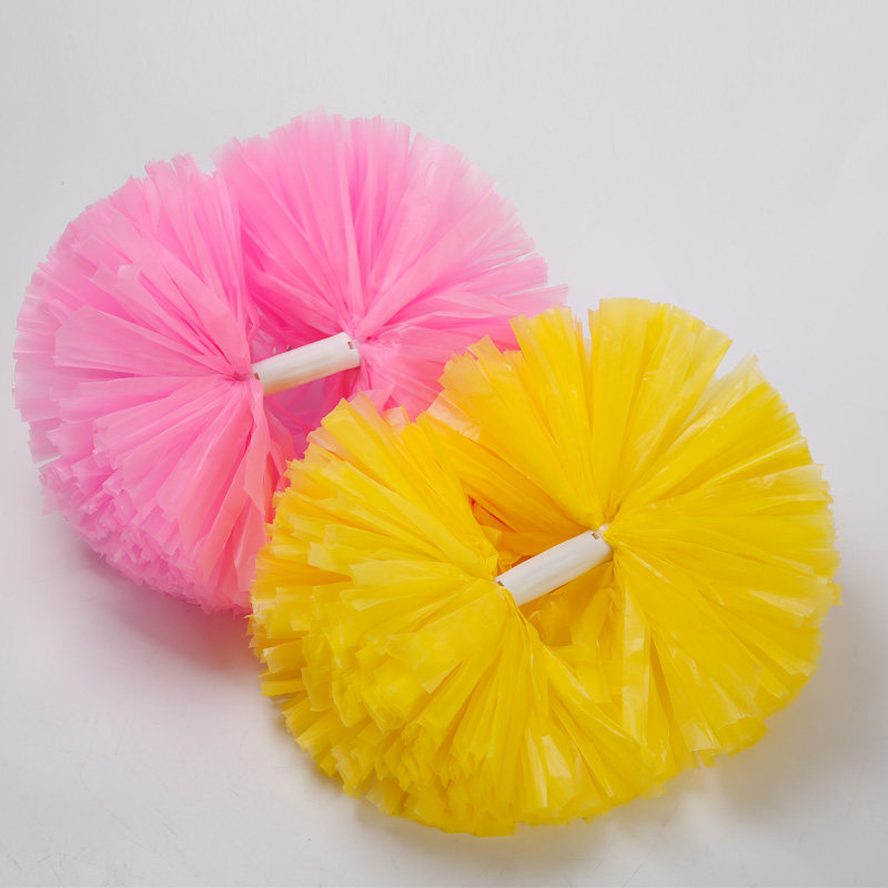 大号手柄啦啦操花球广场舞手花运动道具学校幼儿园拉拉队手摇花