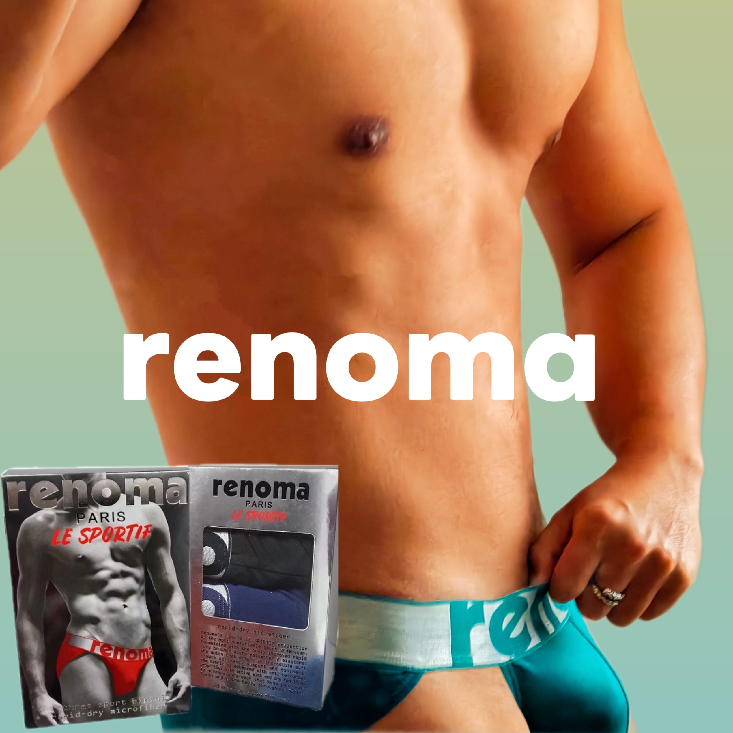 renoma内裤 男士内裤 性感高叉 大囊袋 三角比基尼内裤 运动内裤,女士内衣/男士内衣/家居服,男三角内裤,淘宝优惠券,粉丝福利购,淘宝优惠卷
