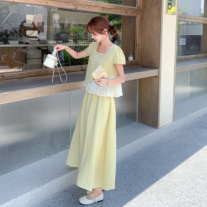 女装/女士精品套装/学生校服/工作制服时尚套装2025年夏季套头25