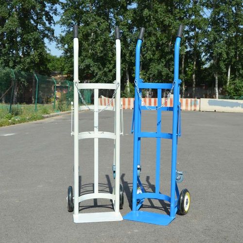 氧气瓶推车乙炔瓶推车氩气瓶车氮气瓶小推车钢瓶推车带支架气瓶车