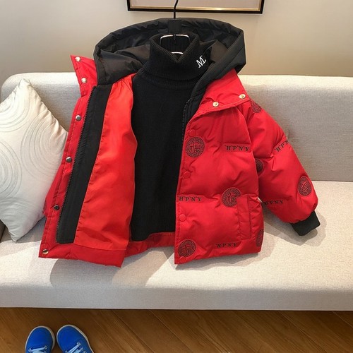 儿童羽绒服男童新年衣服