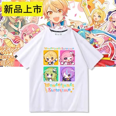 舒适面料卡通动漫宽松短袖