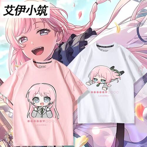 千早爱音MYGO联名周边同款短袖T恤男女夏季二次元衣服上衣痛衣潮