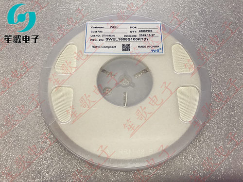 WELL SWEL1608S100KT 0603 10UH ±10%  贴片叠层电感 4K装