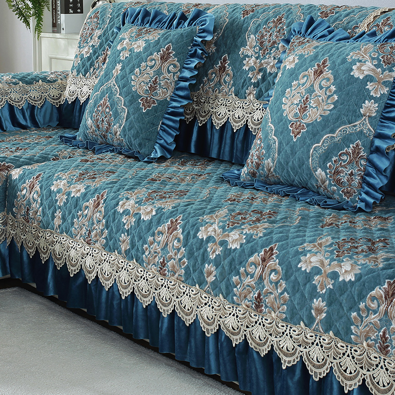 优质雪尼尔面料沙发子垫精致唯美